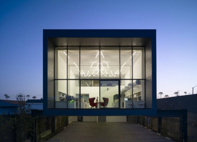 20th Street Offices, Belzberg Architects, leed gold, green roof, solar power, eco office, santa monica