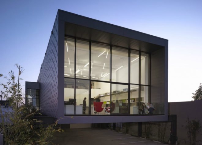 20th Street Offices, Belzberg Architects, leed gold, green roof, solar power, eco office, santa monica
