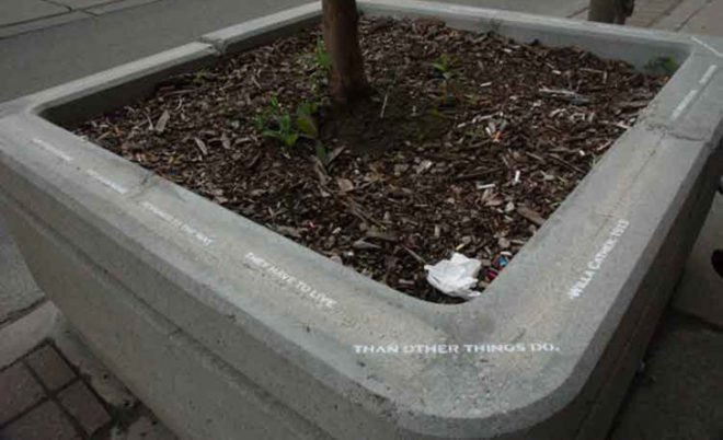 sean martindale, AT.AW, street art, urban design, green design, sustainable, eco, fragile, Karen abel, holy blue