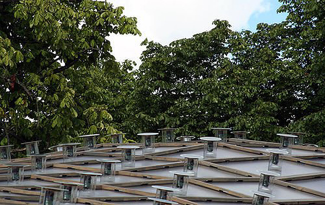 green design, eco design, sustainable design, Serpentine Gallery, Alvaro Siza Vieira, Eduardo Souto de Moura, Ceil Balmond Arup, Hyde Park, London, Polycarbonate panels, solar panels, temporary structures