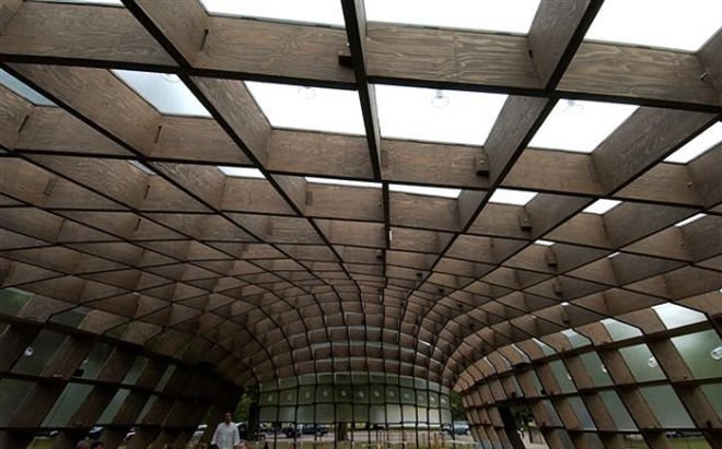 green design, eco design, sustainable design, Serpentine Gallery, Alvaro Siza Vieira, Eduardo Souto de Moura, Ceil Balmond Arup, Hyde Park, London, Polycarbonate panels, solar panels, temporary structures