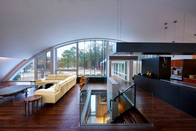 arc house, mb architecture, maziar behrooz, maziar behrooz arc house, subterranean home, green design, underground homes, sustainable building