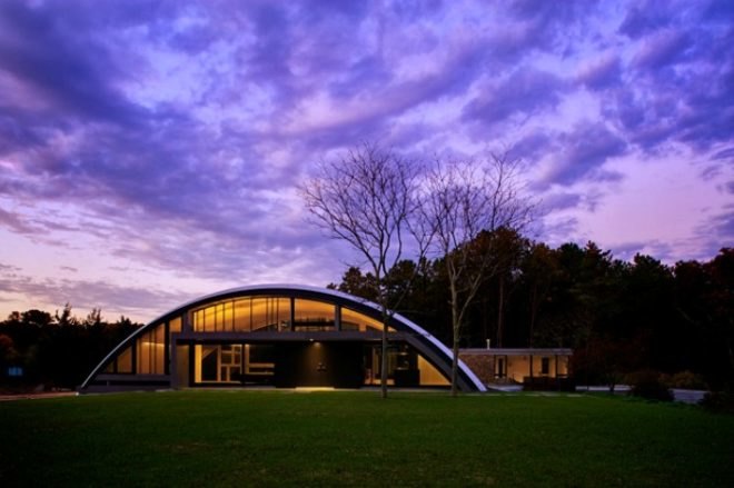 arc house, mb architecture, maziar behrooz, maziar behrooz arc house, subterranean home, green design, underground homes, sustainable building