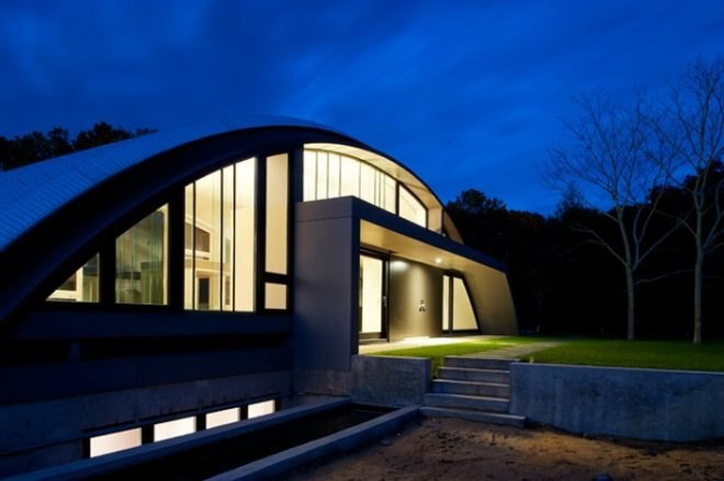 arc house, mb architecture, maziar behrooz, maziar behrooz arc house, subterranean home, green design, underground homes, sustainable building