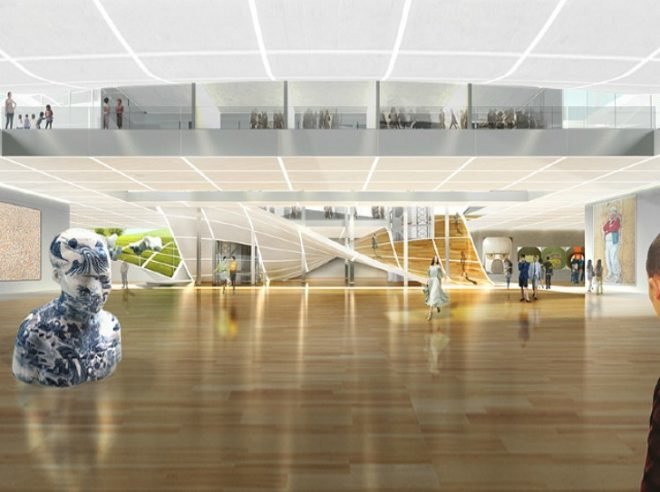 Artscape, HWKN, New Taipei City Museum of Art, green roof, art museum, taiwan, design proposal