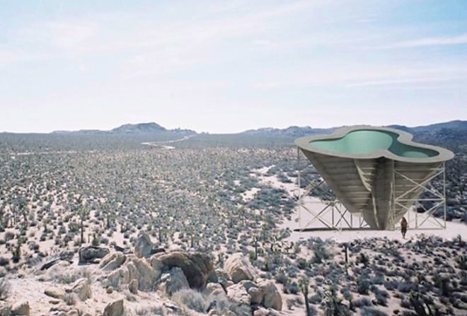 green design, eco design, sustainable design, Ball Nogues, Yucca Crater, Robert Smithson, Spiral Jetty, Land Art, Great Salt Lake, Mojave Desert, Walter de Maria, Lightning Field, solar power, Talus Dome, Edmonton, Alberta, oasis, desert, recycled materials