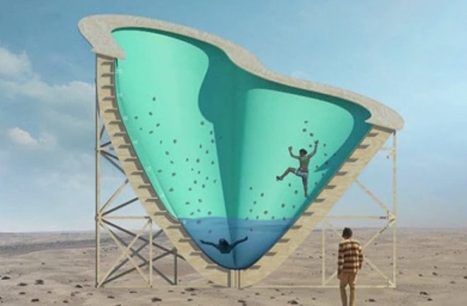 green design, eco design, sustainable design, Ball Nogues, Yucca Crater, Robert Smithson, Spiral Jetty, Land Art, Great Salt Lake, Mojave Desert, Walter de Maria, Lightning Field, solar power, Talus Dome, Edmonton, Alberta, oasis, desert, recycled materials
