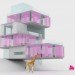 Barbie Dream House Winner, architect barbie, green dream house, barbie house, solar power, green roof, malibu beach house