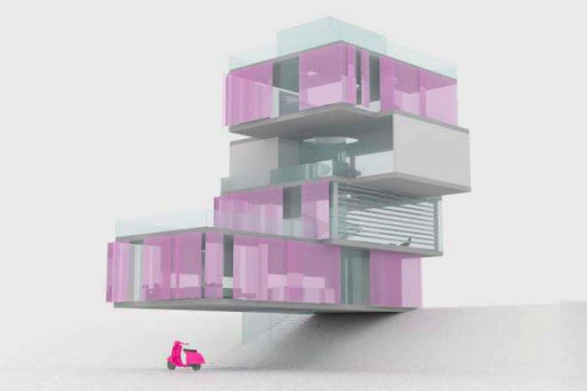 Barbie Dream House Winner, architect barbie, green dream house, barbie house, solar power, green roof, malibu beach house