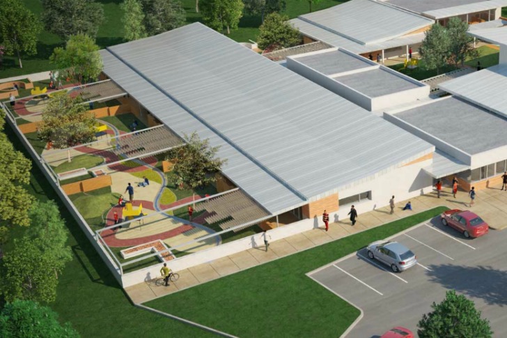 Bel Air Presbyterian PreSchool, Poon Design, preschool, eco school, bel air, eco village, leed certification