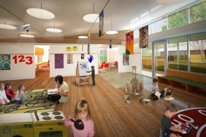 Bel Air Presbyterian PreSchool, Poon Design, preschool, eco school, bel air, eco village, leed certification