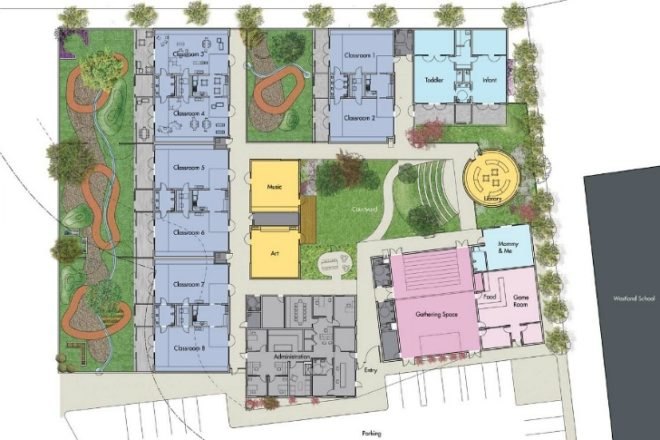 Bel Air Presbyterian PreSchool, Poon Design, preschool, eco school, bel air, eco village, leed certification