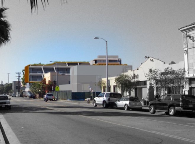 green design, eco design, sustainable design, Venice Beach, Abbot Kinney, Belzberg Architects, Green Concept Design Award, Ecotourism, Eco-hotel, Eames Studio, green roof, recycled roof, recycled fiber board, Hotel Ray