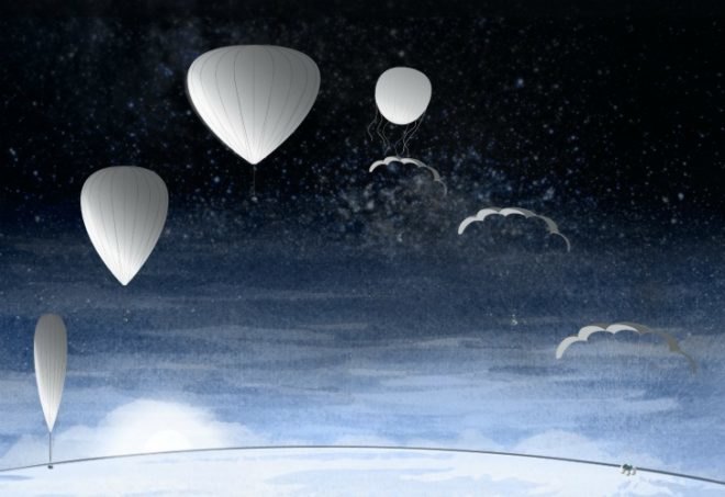 Bloon Balloon, zero2infinity, space travel, near space travel, zero emissions, helium balloon