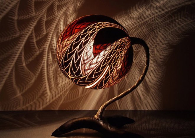green design, eco design, sustainable design, Calabarte, gourd lamps, recycled materials, recycled lamps, organic lamps