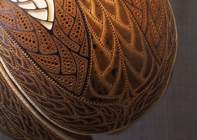 green design, eco design, sustainable design, Calabarte, gourd lamps, recycled materials, recycled lamps, organic lamps