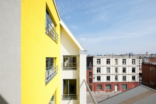 Cheval Noir, L'escaut, atelier Gigogne, green renovation, adaptive reuse, brewery, housing project, brussels