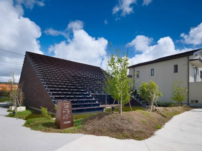 cocage, supposed design office, japan, daylighting, louvers, eco residence