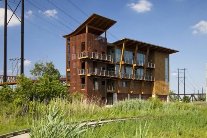 DuPont Environmental Education Center, GWWO Architects, green materials, wilmington, delaware, green building, environmental center,