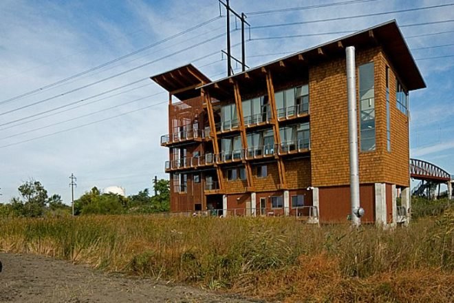 DuPont Environmental Education Center, GWWO Architects, green materials, wilmington, delaware, green building, environmental center,