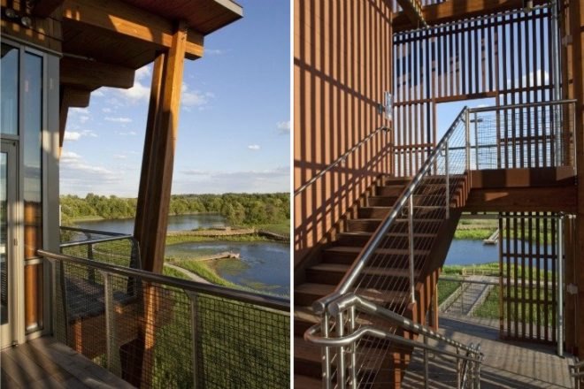 DuPont Environmental Education Center, GWWO Architects, green materials, wilmington, delaware, green building, environmental center,