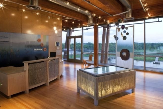 DuPont Environmental Education Center, GWWO Architects, green materials, wilmington, delaware, green building, environmental center,