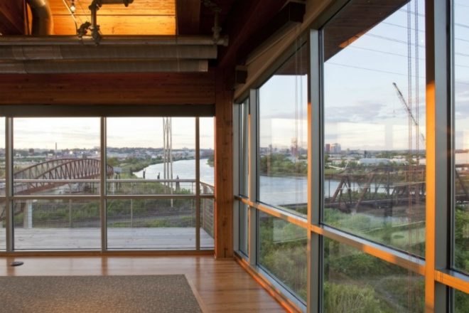 DuPont Environmental Education Center, GWWO Architects, green materials, wilmington, delaware, green building, environmental center,