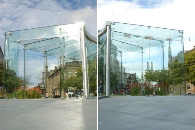Edinburgh Arts Festival, Solar Pavilion, Karen Forbes, Sunlight, Daylight, sun dial, buro happold, rmjm, temporary pavilion