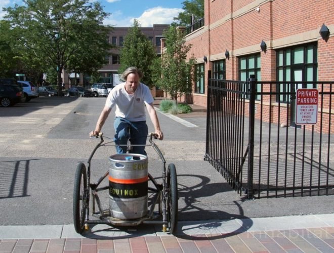 beer bike, beer trike, bike beer delivery, brewery keg bike, co brewery, Colorado micro brewery, Equinox Brewery, Fort Collins bike, Fort Collins Brewery, green delivery, keg bike, keg delivery bike, Keg Trike, kegbike, micro brewery bike, Micro Brewery keg