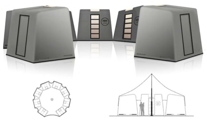 flat pak, exo, exo reaction housing, exo reaction housing system, reaction housing system, tool free assembly, modern shelter, emergency shelter, disaster preparedness, natural disaster, katrina, irene, rapid response, easy to assemble, ikea, disaster kit, emergency kit, clean design, minimalist, foldable bed, folding bed, green design, eco design, eco friendly, environmental design, environment, sustainable design, sustainable living, green living, eco habitat, eco conscious, green infrastructure, infrastructure, green transportation, co2, climate change, green technology, weird weather, mobile power supply, havoc, fema, fema trailer, red cross, emergency response, emergency distribution, community health, public health, welfare, portable shelter, mobile housing
