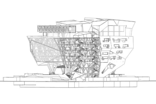 GMS Grande Palladium, Malik Architecture, mumbai, cantilever, eco office, holistic space,