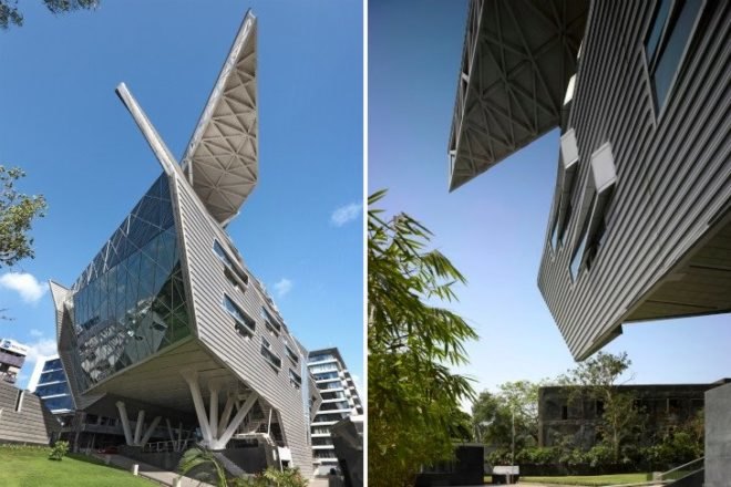 GMS Grande Palladium, Malik Architecture, mumbai, cantilever, eco office, holistic space,