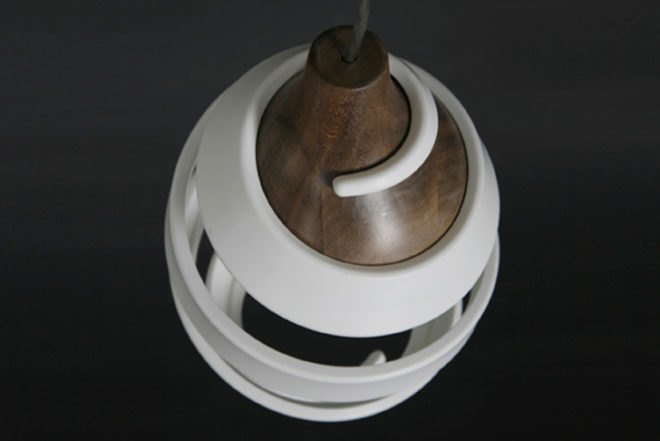 Sustainable Materials,Recycled Materials,London,Green Home decor,Green Materials,Green Lighting,Decorative Objects,corian,hardwood,new designers 2011,london,british design,hanging lamp
