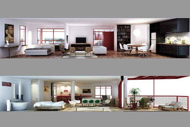 green design, eco design, sustainable design, GRUPO SP, Sao Paolo, city living, central courtyard, Rua Simpatica, living wall, solar gain