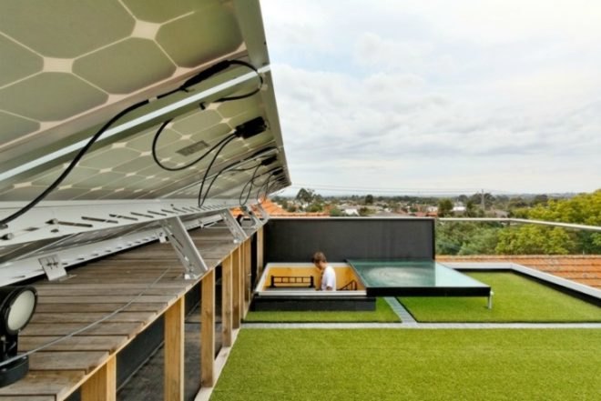 Ilma Grove, Andrew Maynard, green roof, green renovation, australia, small space living, solar passive design