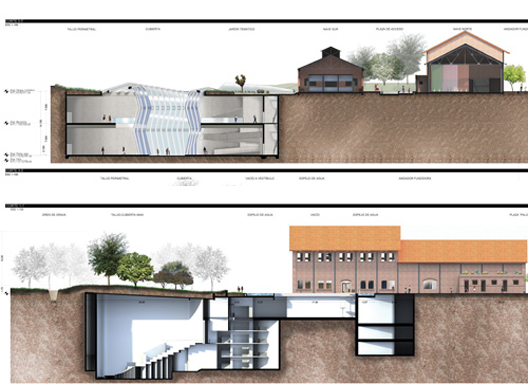 Mexican children's museum,Eco museum design, underground museum, green roof museum, building reuse, contemporary museum design, Iñaki Echeverria, Papalote Verde Monterrey, green museum, children's museum, Mexico green building, eco museum,