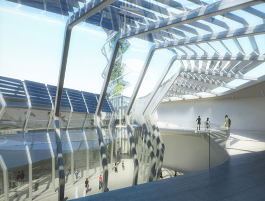 Mexican children's museum,Eco museum design, underground museum, green roof museum, building reuse, contemporary museum design, Iñaki Echeverria, Papalote Verde Monterrey, green museum, children's museum, Mexico green building, eco museum,
