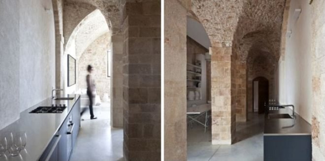 Jaffa Apartment, Israel, Pitsou Kedem, refurbished, natural stone, natural light, sustainable building, green building, eco-building, eco-design, Jaffa, Tel Aviv, Mediterranean Sea
