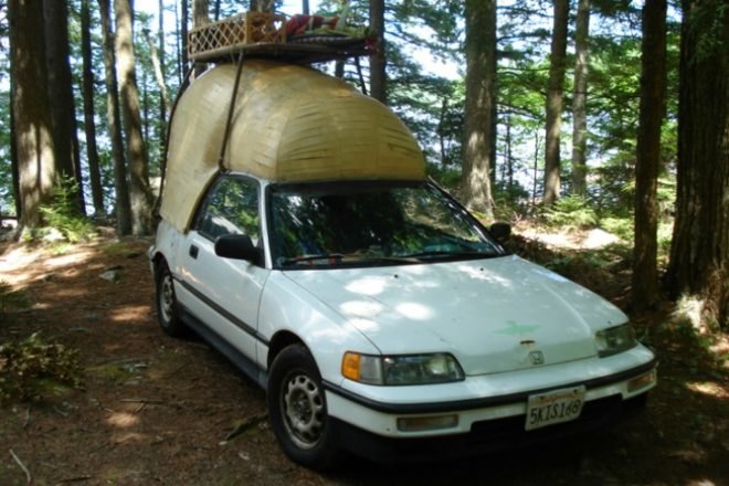 Jay Nelson, eco art, green renovation, hacked campers, campers, caravans, green transportation