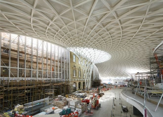 King's Cross Station Renovation, John McAslan + Partners, London, 2012 olympics, train station, green renovation, western concourse