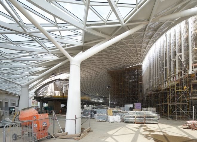 King's Cross Station Renovation, John McAslan + Partners, London, 2012 olympics, train station, green renovation, western concourse