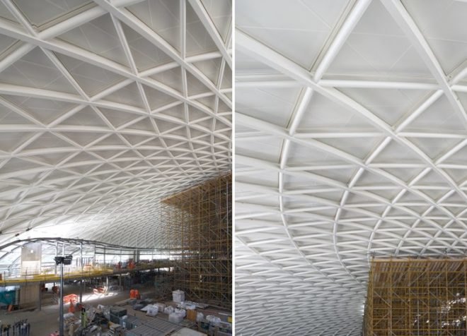 King's Cross Station Renovation, John McAslan + Partners, London, 2012 olympics, train station, green renovation, western concourse