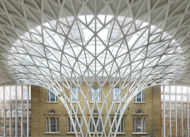 King's Cross Station Renovation, John McAslan + Partners, London, 2012 olympics, train station, green renovation, western concourse