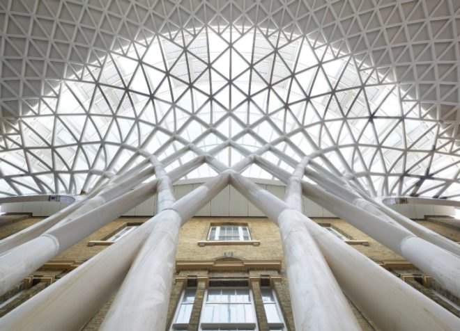 King's Cross Station Renovation, John McAslan + Partners, London, 2012 olympics, train station, green renovation, western concourse