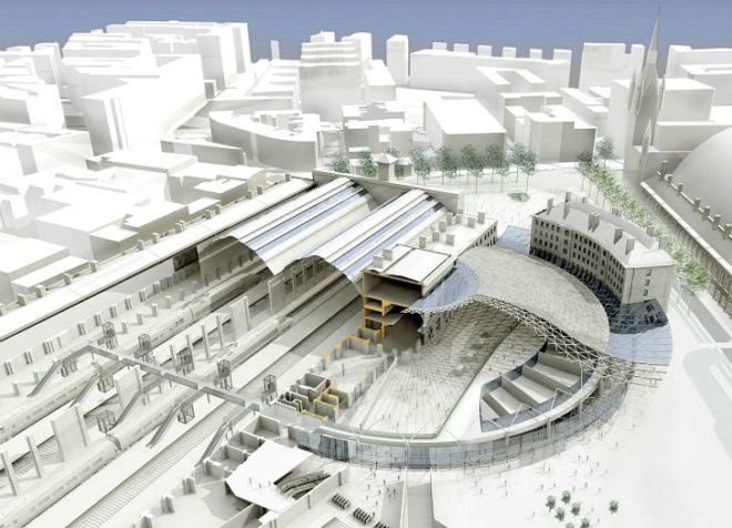 King's Cross Station Renovation, John McAslan + Partners, London, 2012 olympics, train station, green renovation, western concourse