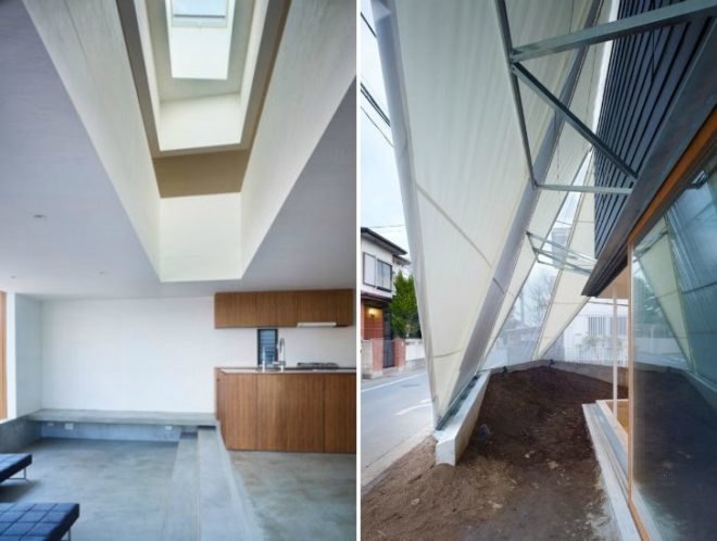Kodaira-shi Residence, Suppose Design Office, Tent House, shade screen, daylighting, natural ventilation, tokyo