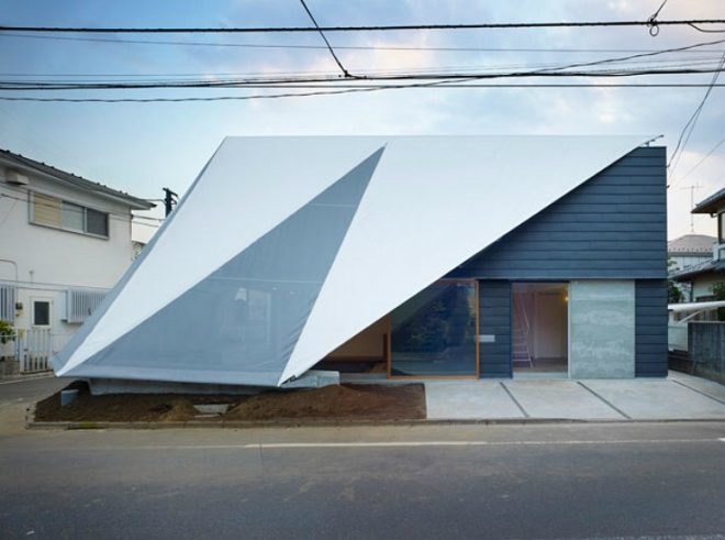 Kodaira-shi Residence, Suppose Design Office, Tent House, shade screen, daylighting, natural ventilation, tokyo