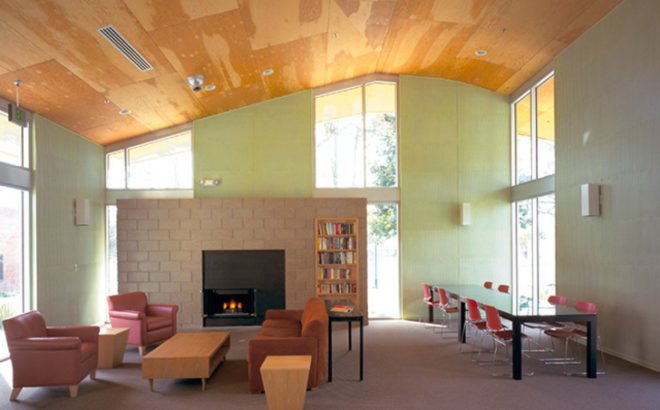 Plummer Park Community Center, green design, eco design, sustainable design, Koning Eizenberg, courtyard, Los Angeles