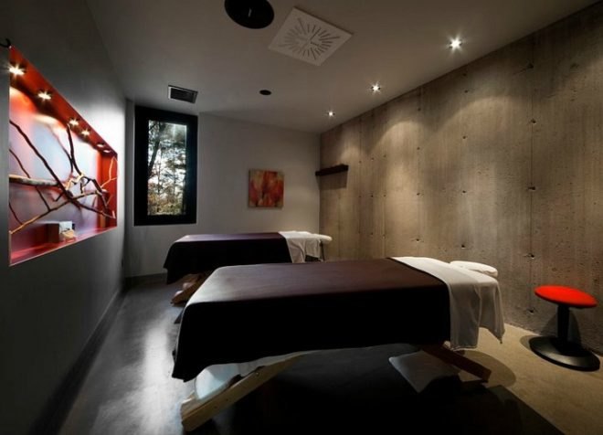 La Source Spa, Blouin Tardif Architects, spa, geothermal spa, canada, solar passive design, green building