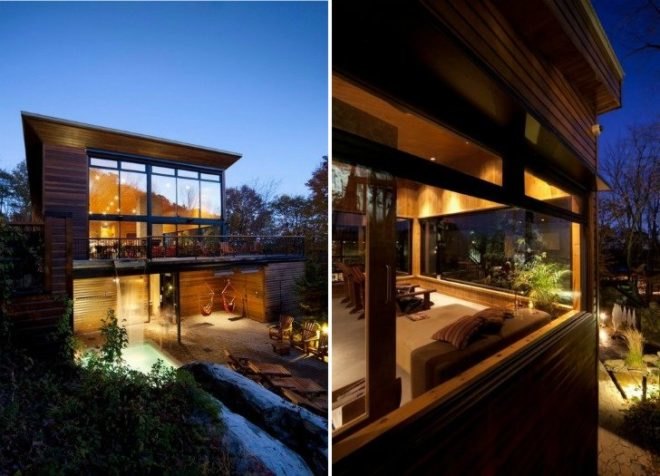 La Source Spa, Blouin Tardif Architects, spa, geothermal spa, canada, solar passive design, green building
